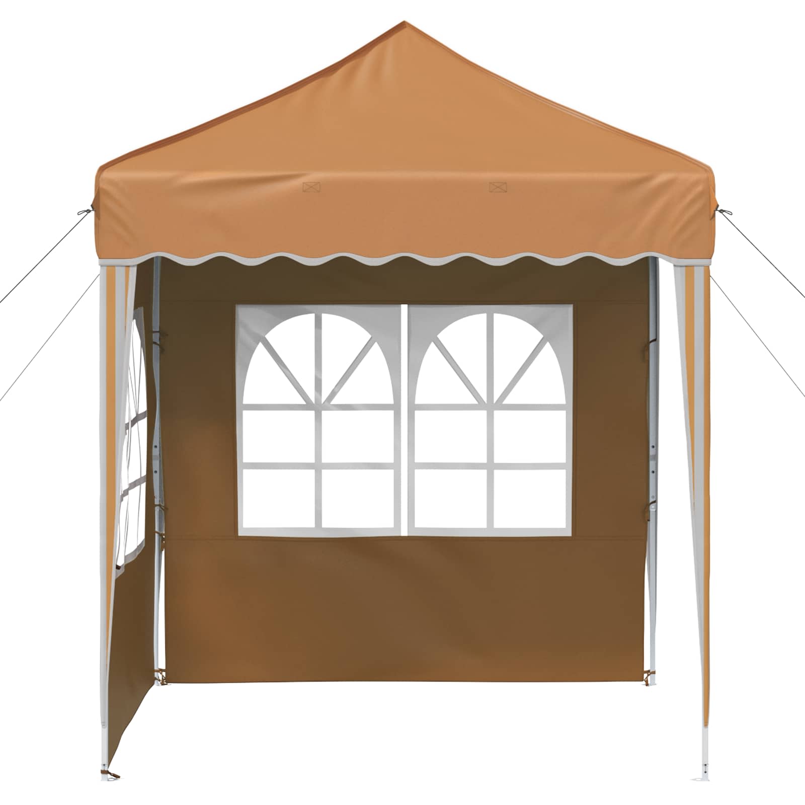 vidaXL Namiot imprezowy rozkładany 195 x 195 x 245 cm Beżowy