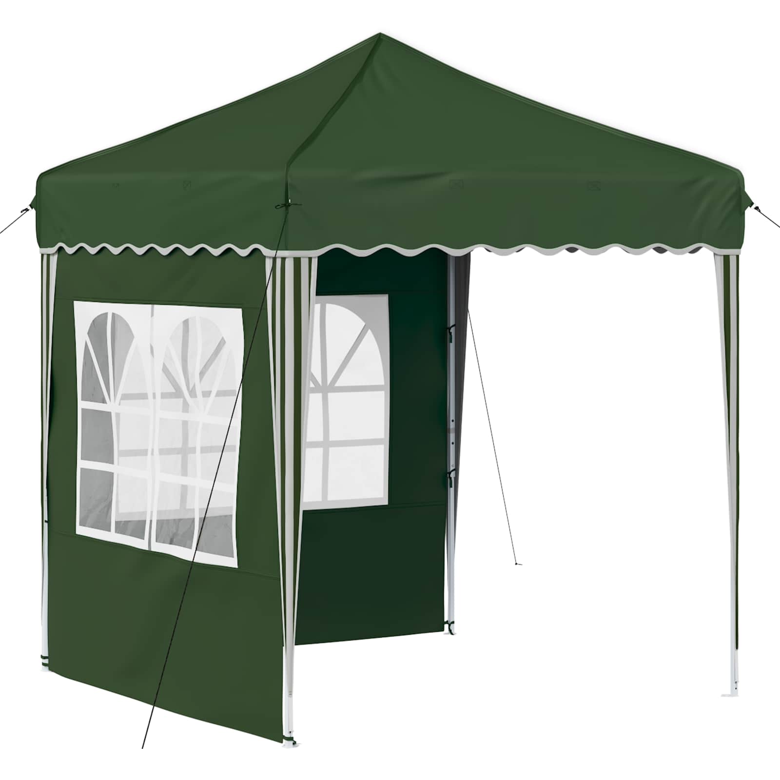 vidaXL Namiot imprezowy rozkładany 195 x 195 x 245 cm zielony
