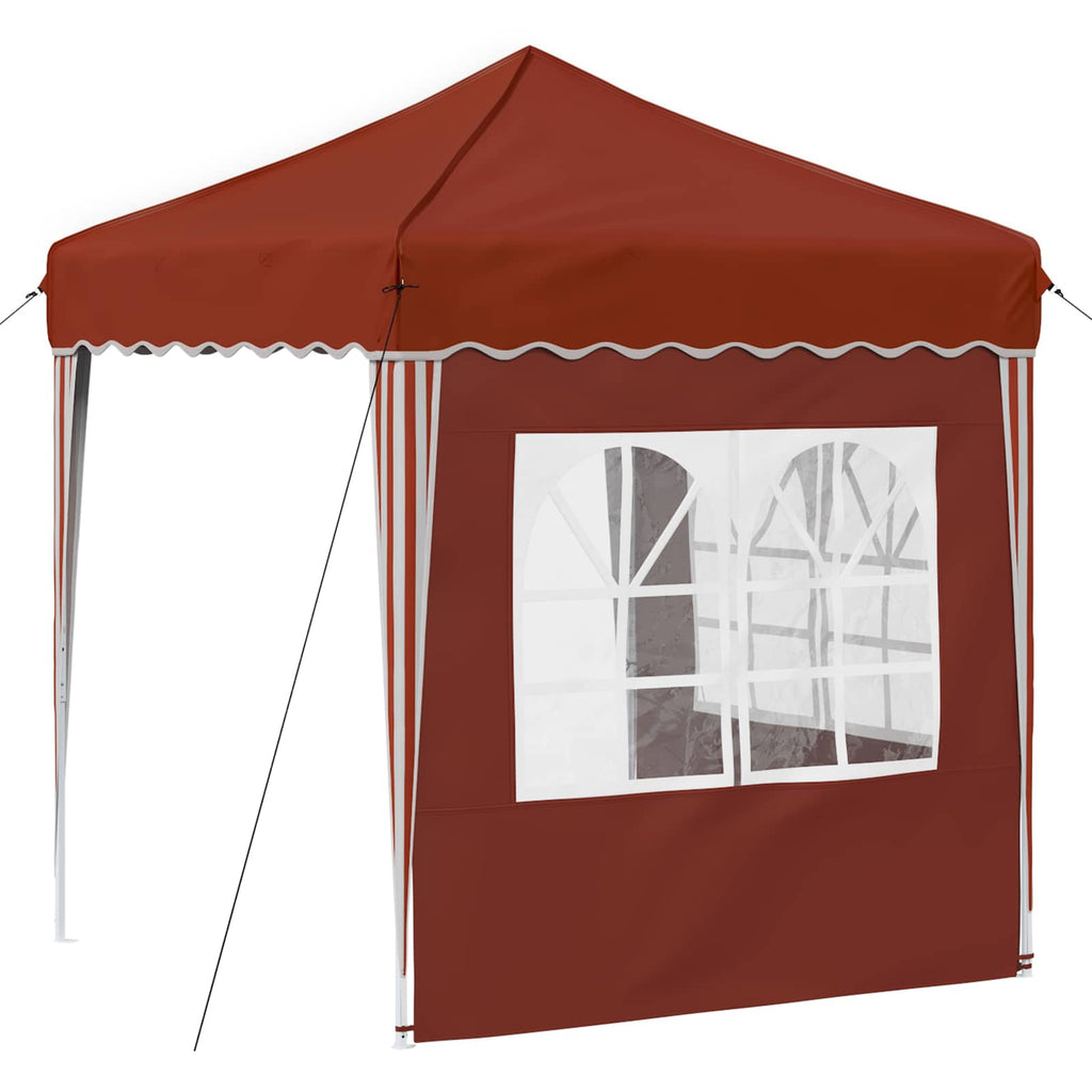 vidaXL Namiot imprezowy rozkładany 195 x 195 x 245 cm terakota