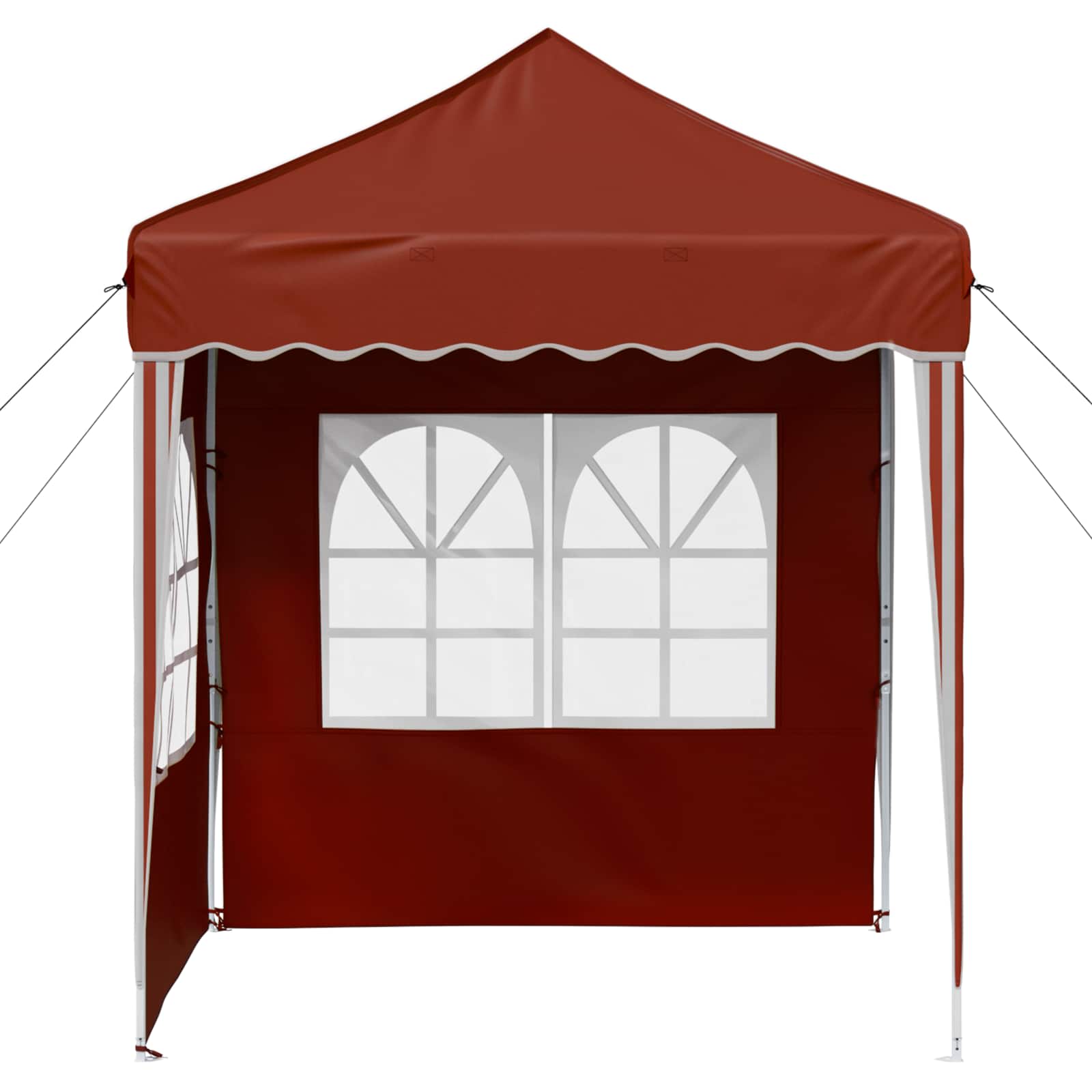 vidaXL Namiot imprezowy rozkładany 195 x 195 x 245 cm terakota
