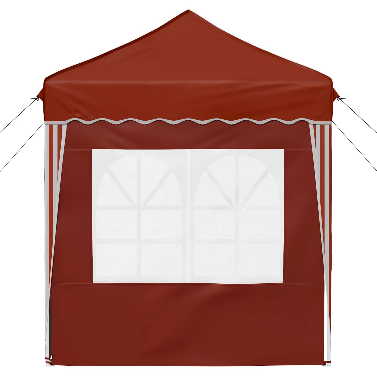 vidaXL Namiot imprezowy rozkładany 195 x 195 x 245 cm terakota