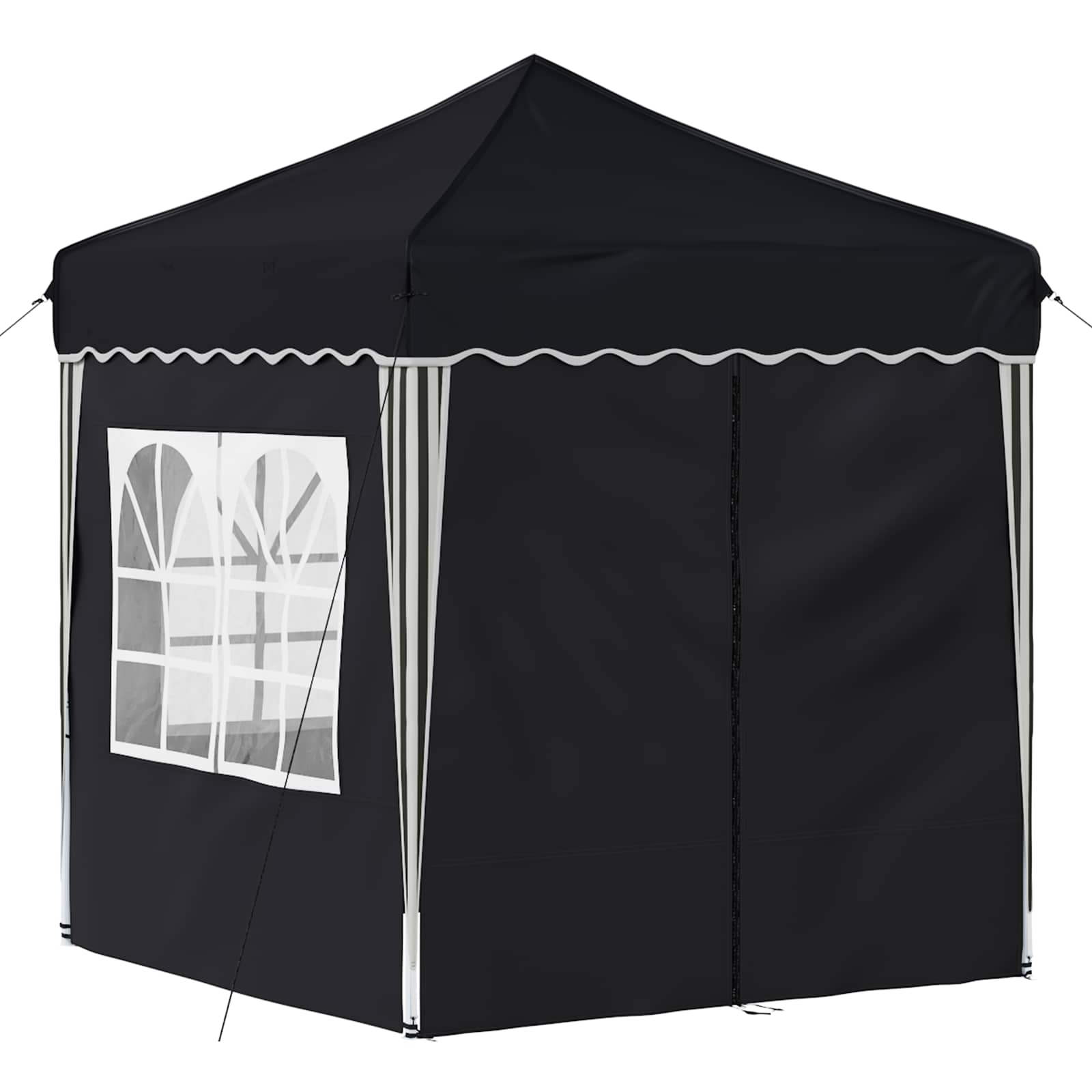 vidaXL Namiot imprezowy rozkładany 195 x 195 x 245 cm antracytowy