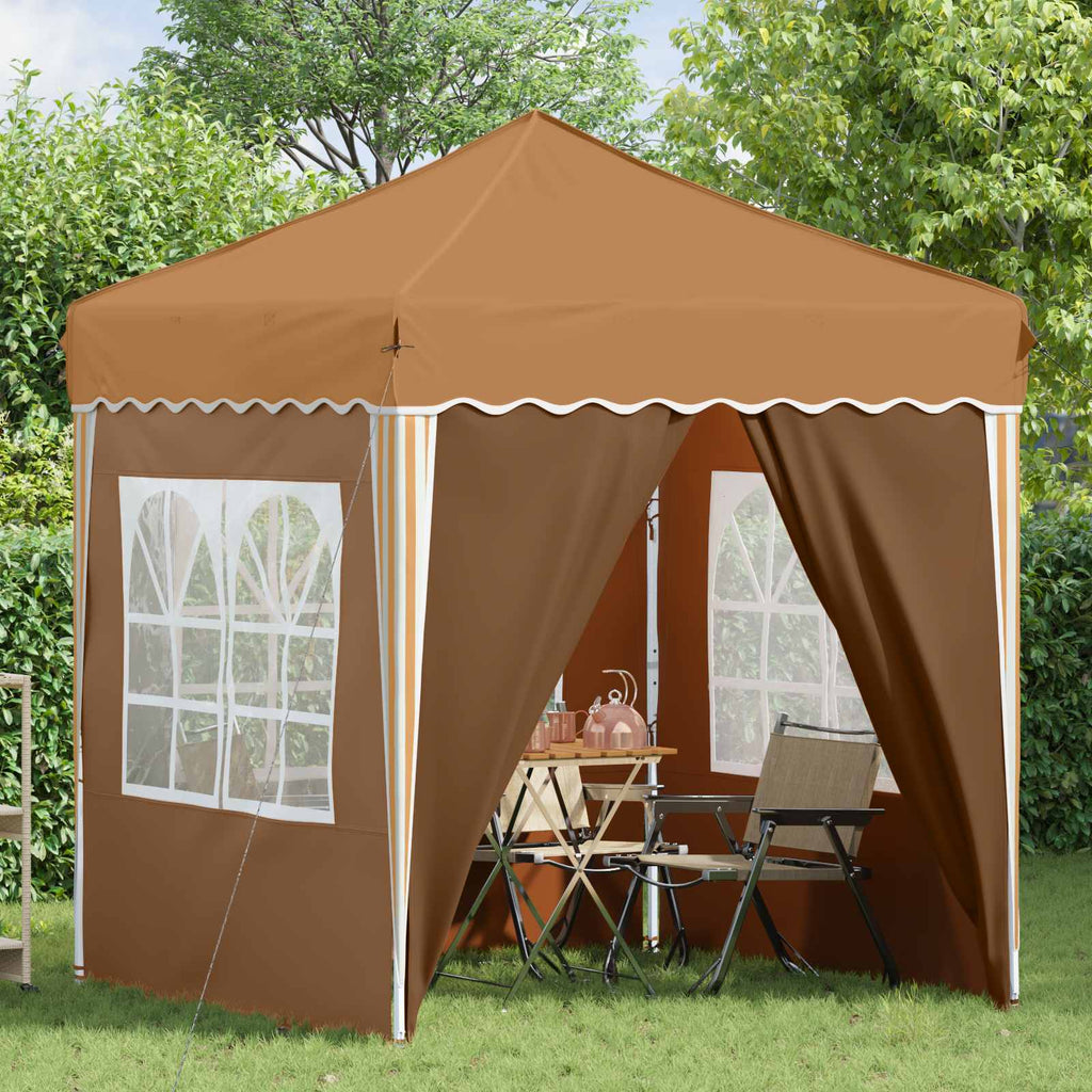 vidaXL Namiot imprezowy rozkładany 195 x 195 x 245 cm Beżowy