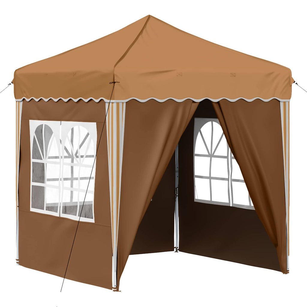 vidaXL Namiot imprezowy rozkładany 195 x 195 x 245 cm Beżowy
