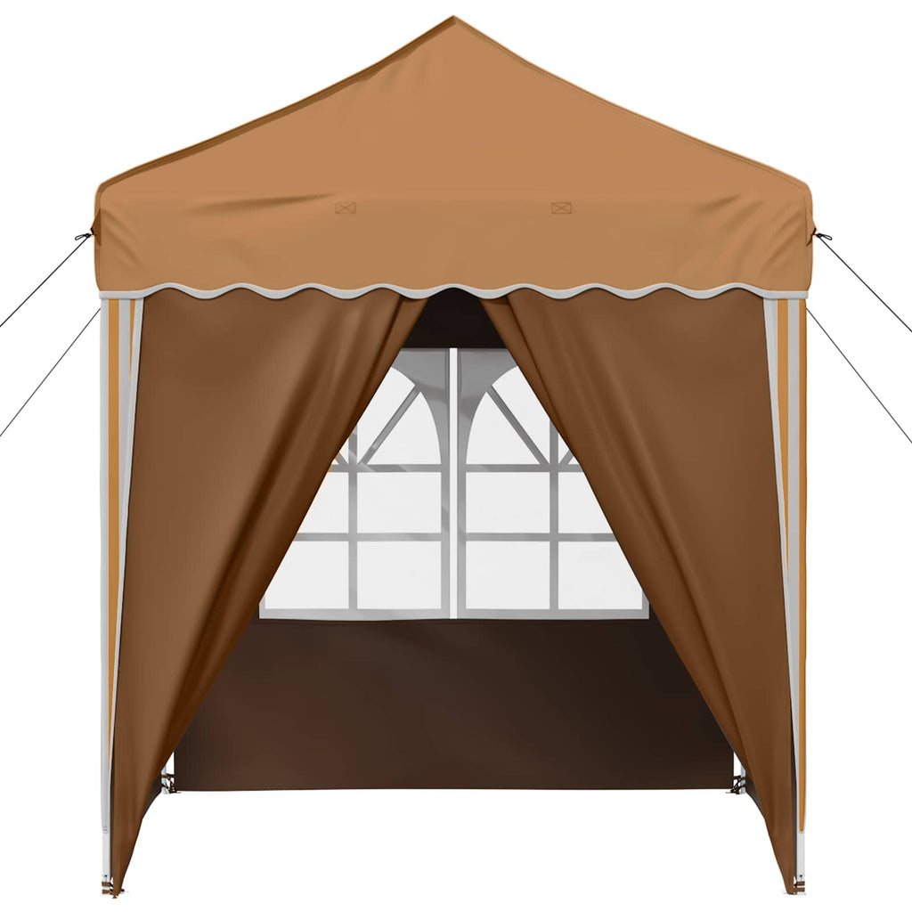 vidaXL Namiot imprezowy rozkładany 195 x 195 x 245 cm Beżowy