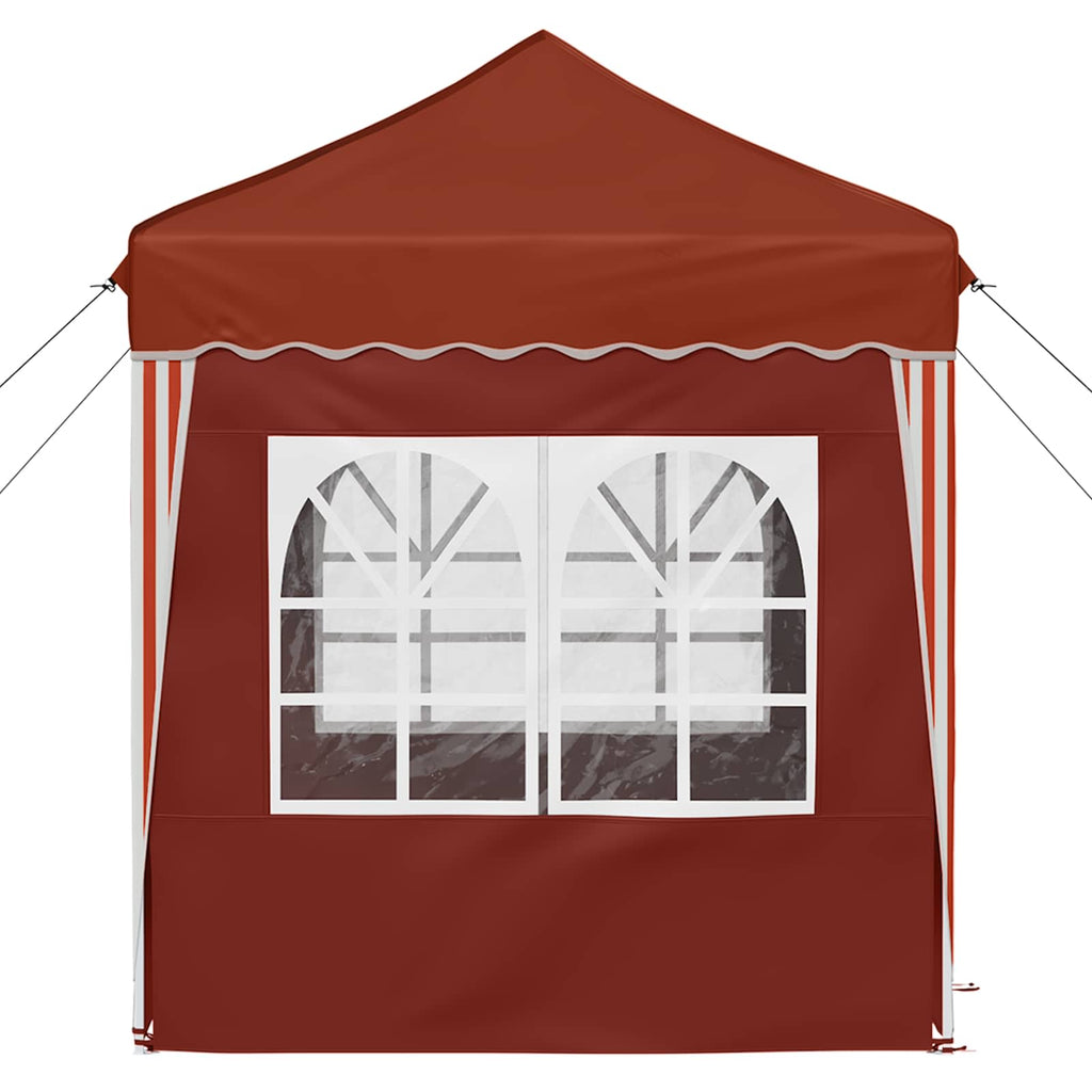 vidaXL Namiot imprezowy rozkładany 195 x 195 x 245 cm terakota