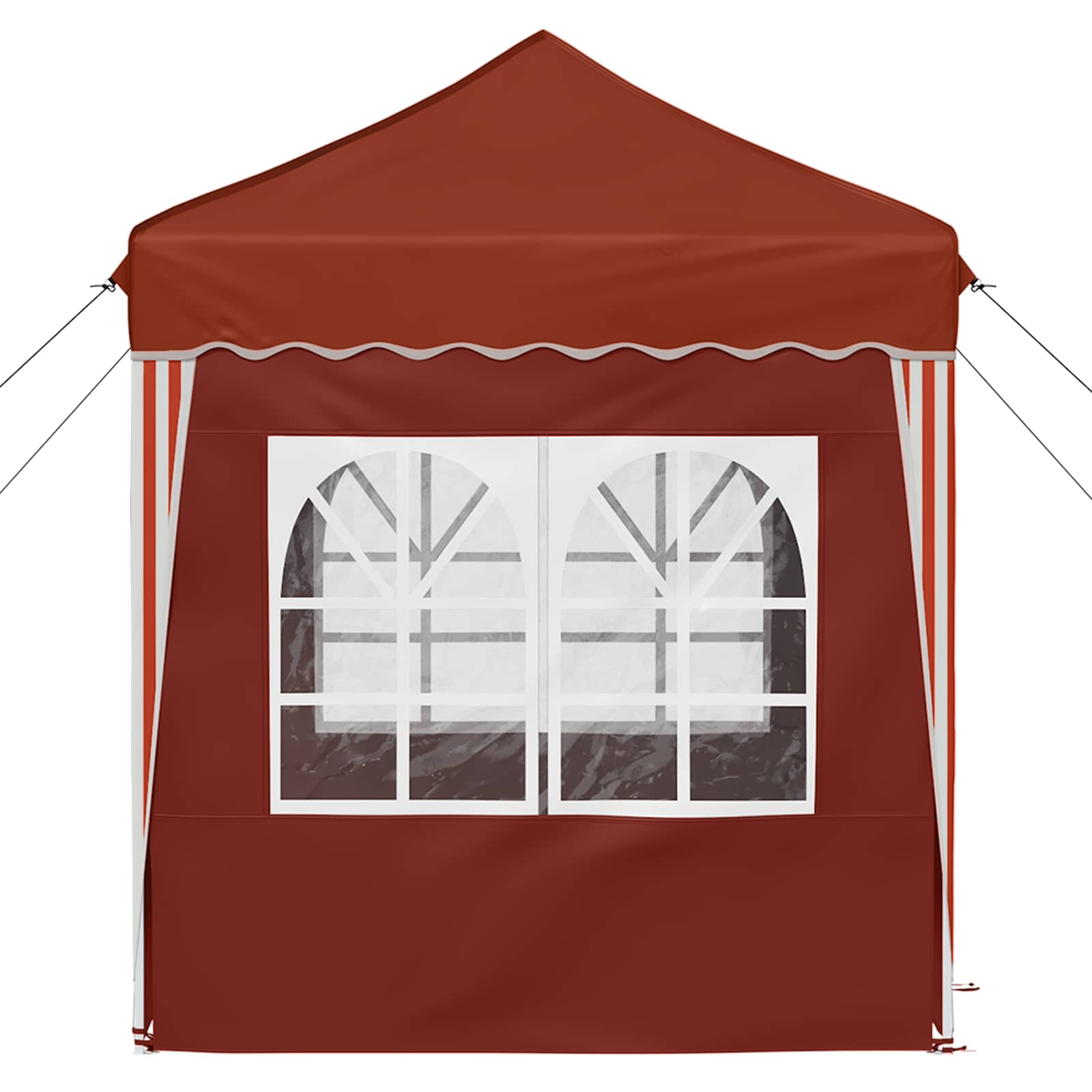 vidaXL Namiot imprezowy rozkładany 195 x 195 x 245 cm terakota
