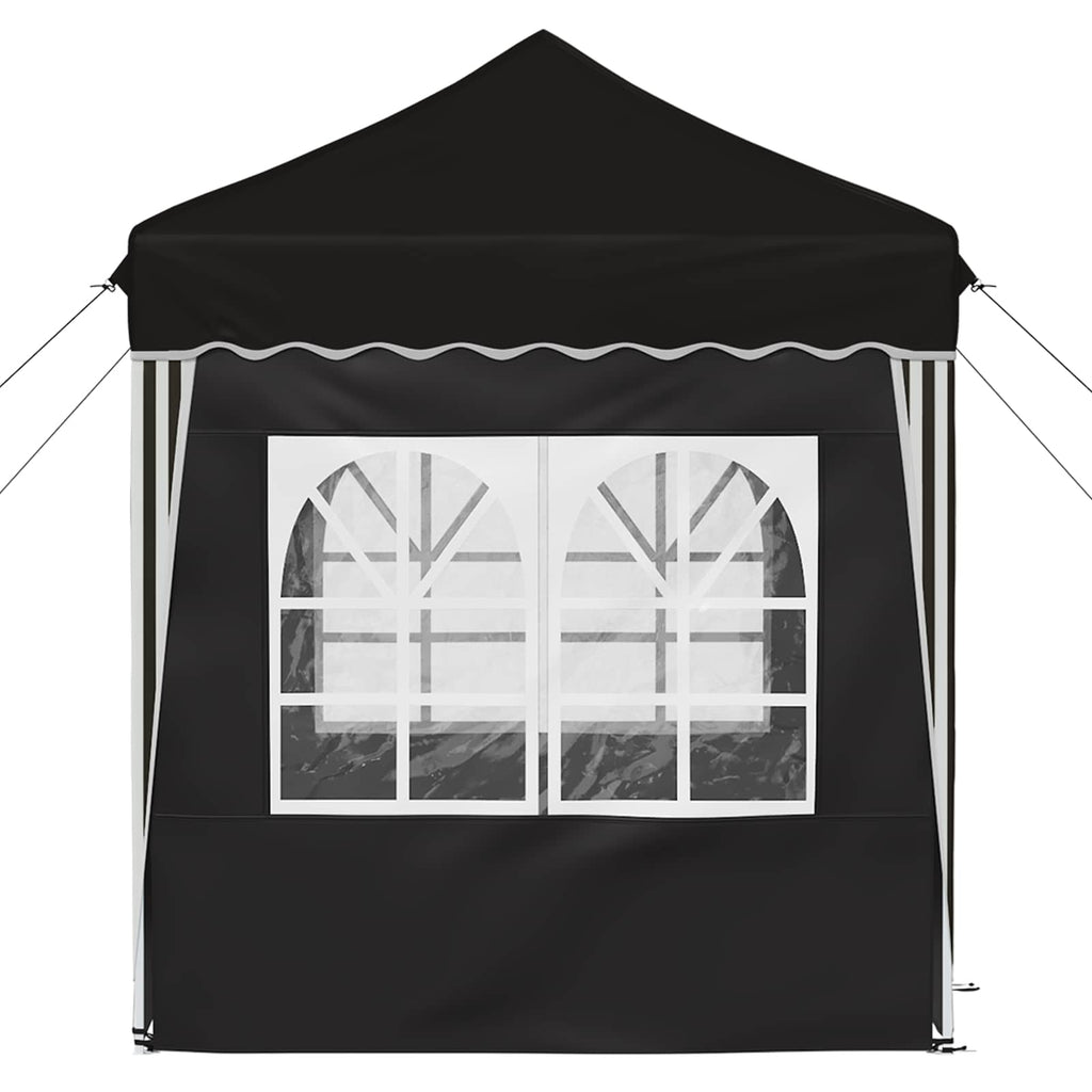 vidaXL Namiot imprezowy rozkładany 195 x 195 x 245 cm Czarny