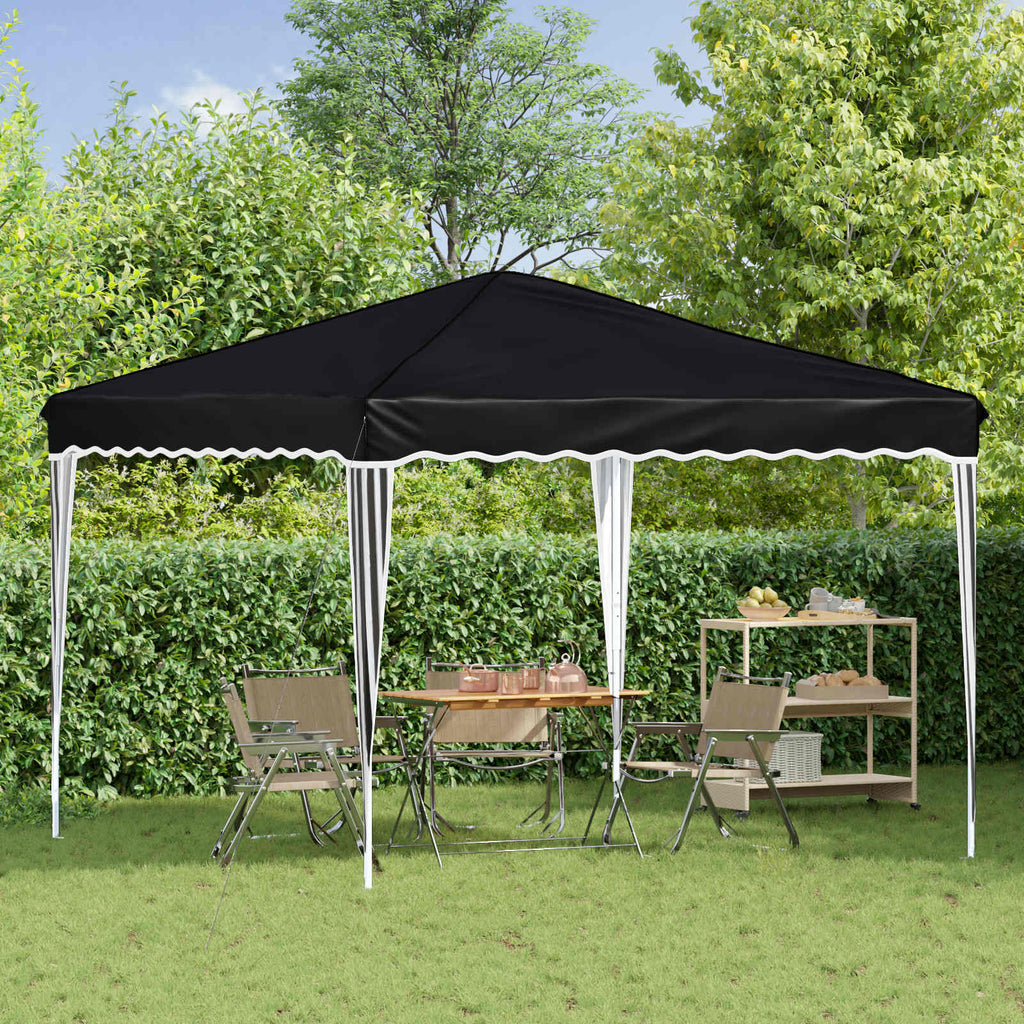 vidaXL Namiot imprezowy rozkładany 288 x 288 x 245 cm antracytowy