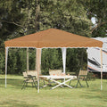 vidaXL Namiot imprezowy rozkładany 288 x 288 x 245 cm Beżowy