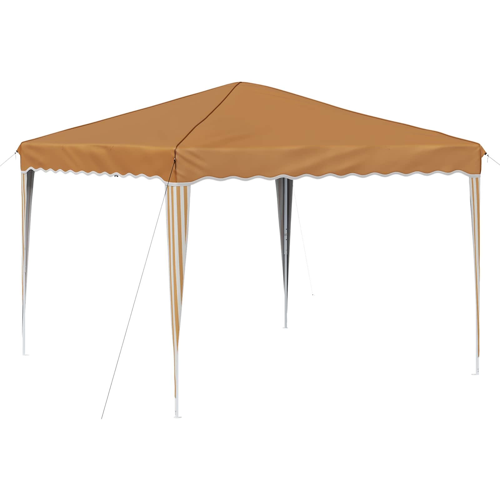 vidaXL Namiot imprezowy rozkładany 288 x 288 x 245 cm Beżowy