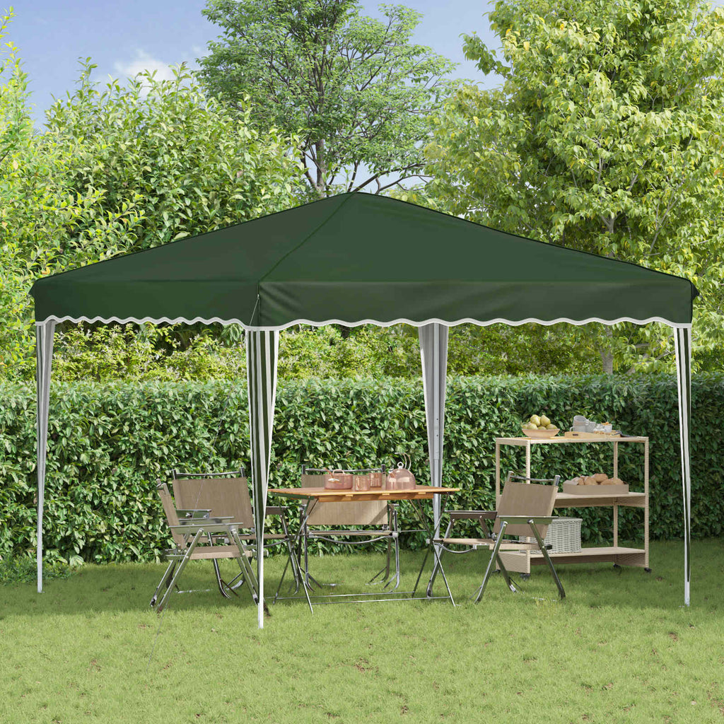 vidaXL Namiot imprezowy rozkładany 288 x 288 x 245 cm zielony