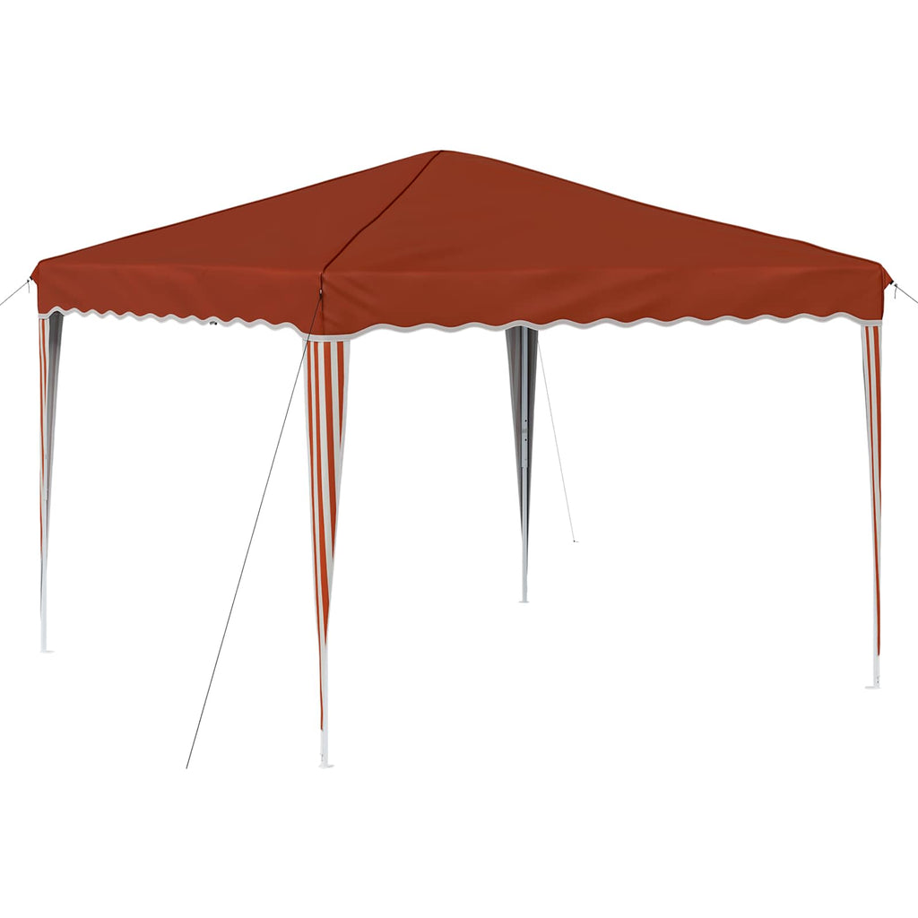 vidaXL Namiot imprezowy rozkładany 288 x 288 x 245 cm terakota