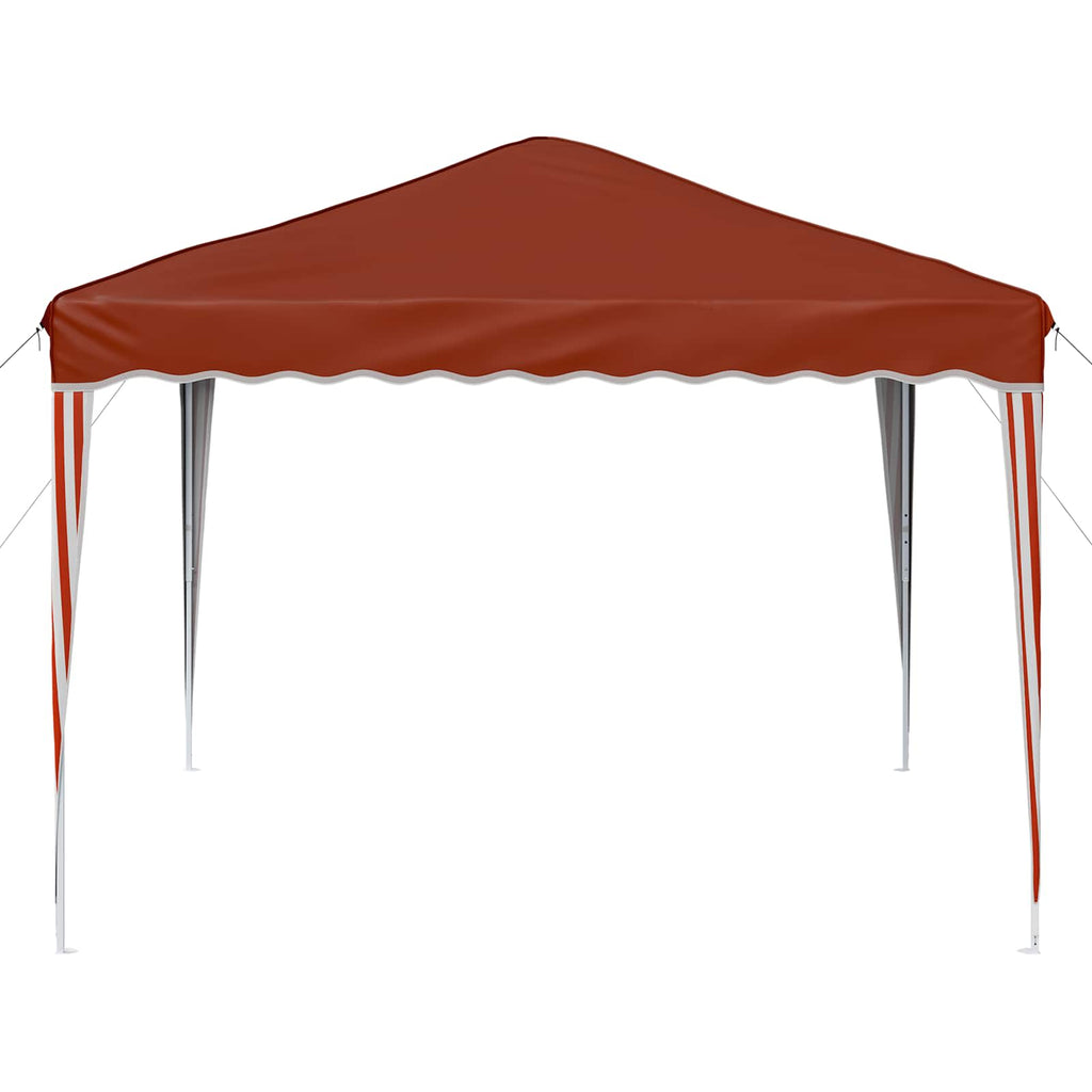 vidaXL Namiot imprezowy rozkładany 288 x 288 x 245 cm terakota