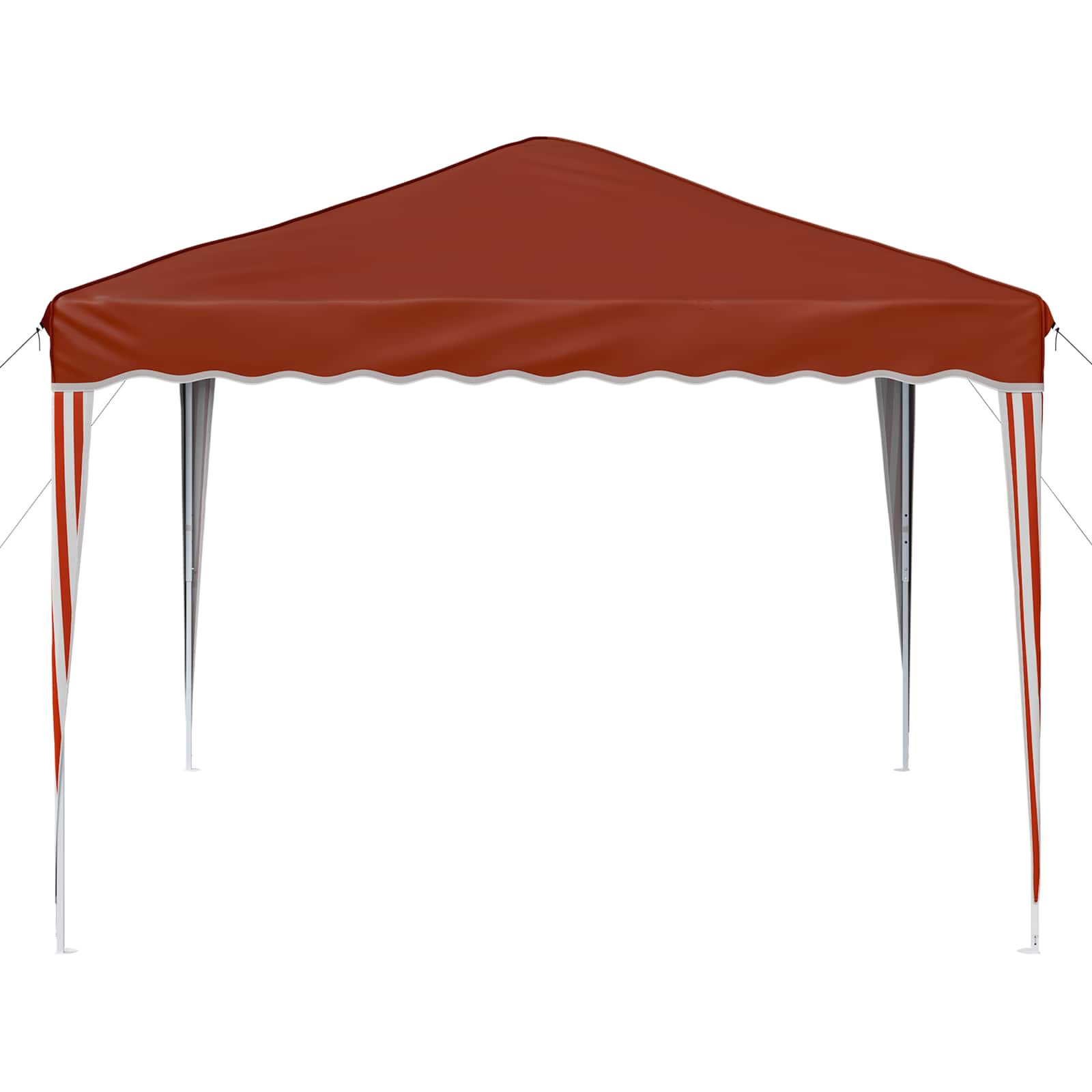 vidaXL Namiot imprezowy rozkładany 288 x 288 x 245 cm terakota