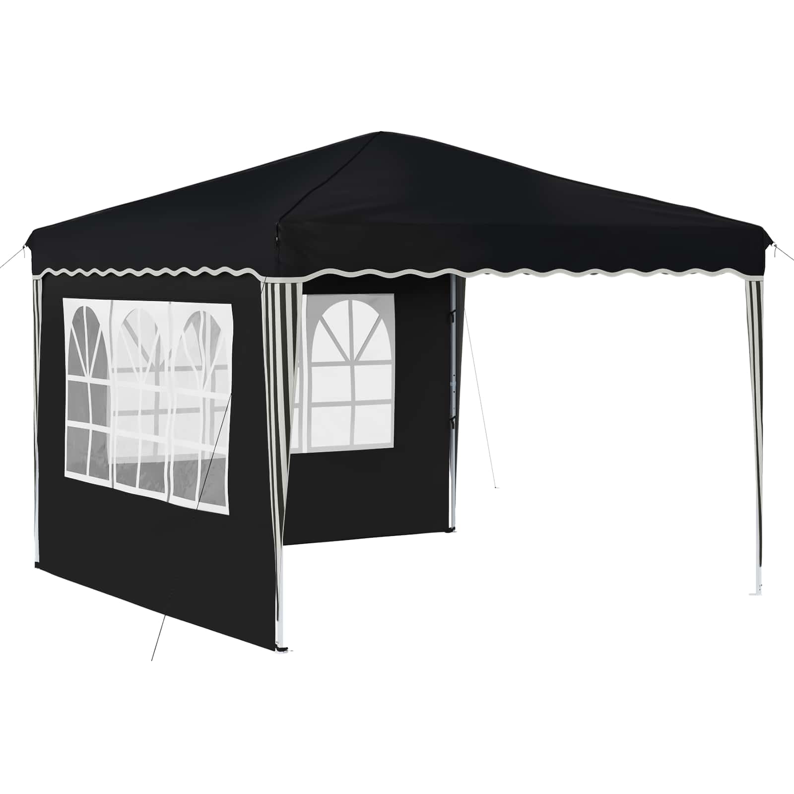 vidaXL Namiot imprezowy rozkładany 288 x 288 x 245 cm antracytowy