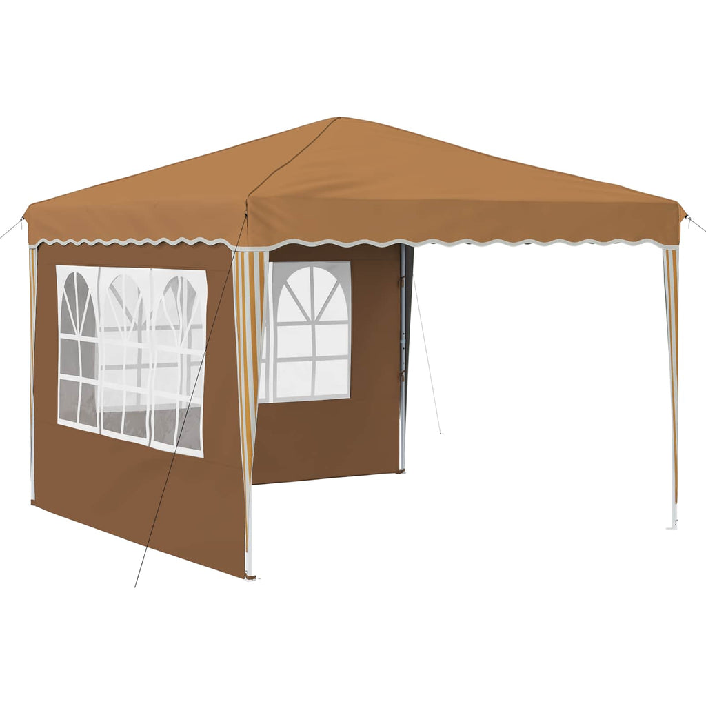 vidaXL Namiot imprezowy rozkładany 288 x 288 x 245 cm Beżowy