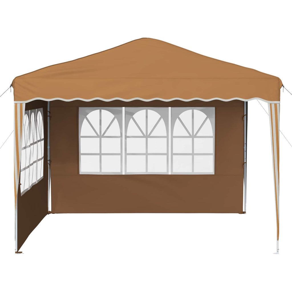 vidaXL Namiot imprezowy rozkładany 288 x 288 x 245 cm Beżowy