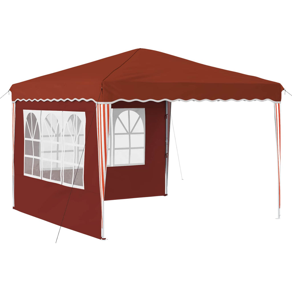 vidaXL Namiot imprezowy rozkładany 288 x 288 x 245 cm terakota