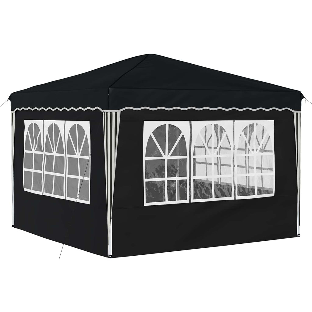 vidaXL Namiot imprezowy rozkładany 288 x 288 x 245 cm antracytowy