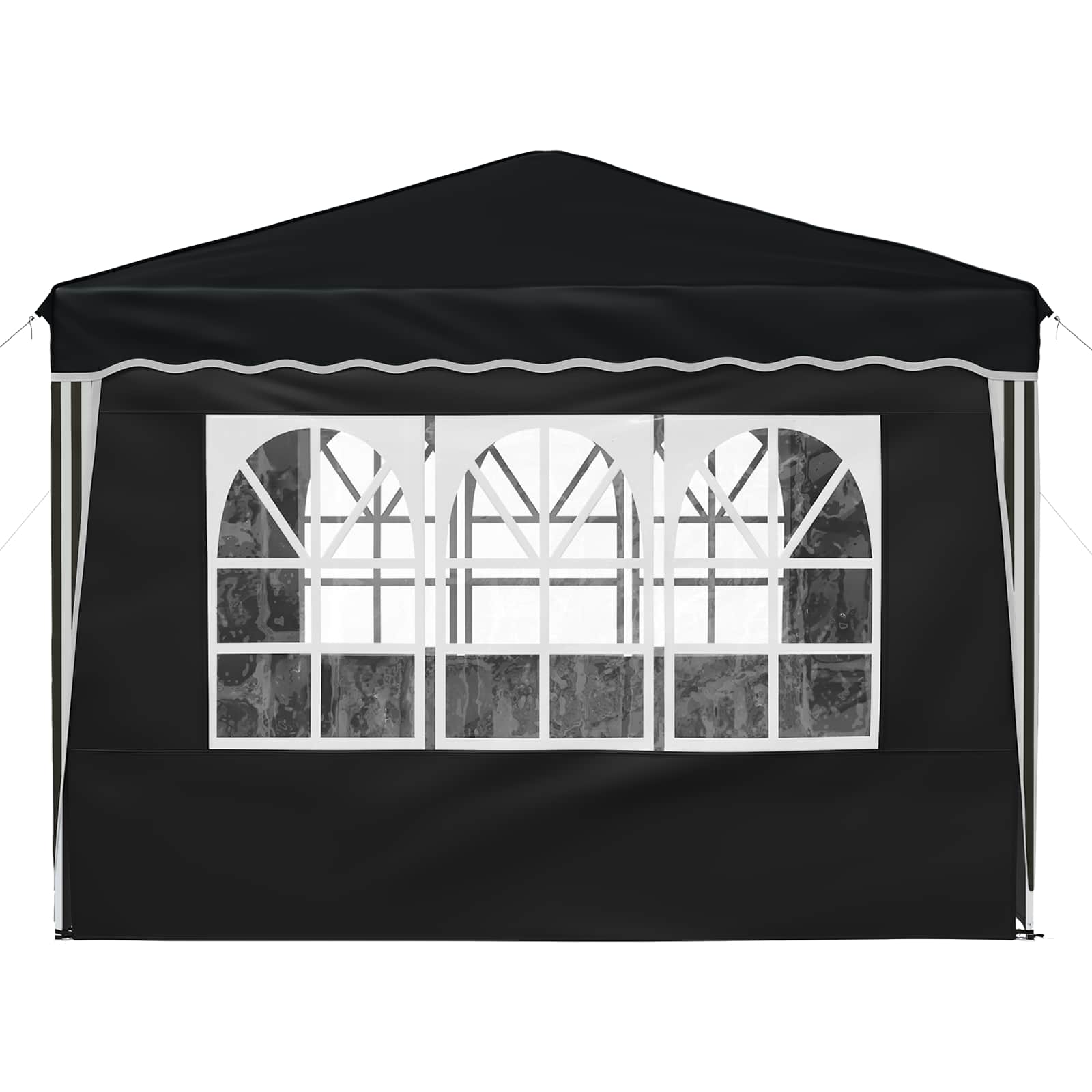 vidaXL Namiot imprezowy rozkładany 288 x 288 x 245 cm antracytowy