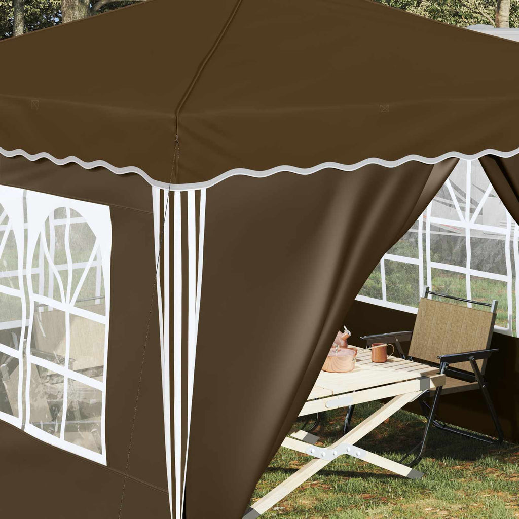 vidaXL Namiot imprezowy rozkładany 288 x 288 x 245 cm Ciemnoszary
