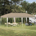 vidaXL Namiot imprezowy rozkładany 575 x 290 x 245 cm kremowy