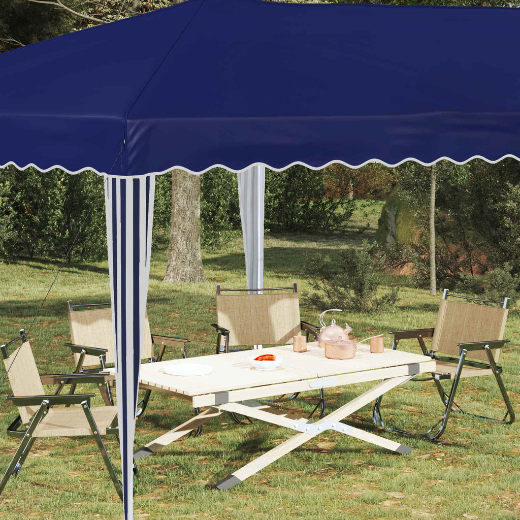 vidaXL Namiot imprezowy rozkładany 575 x 290 x 245 cm niebieski