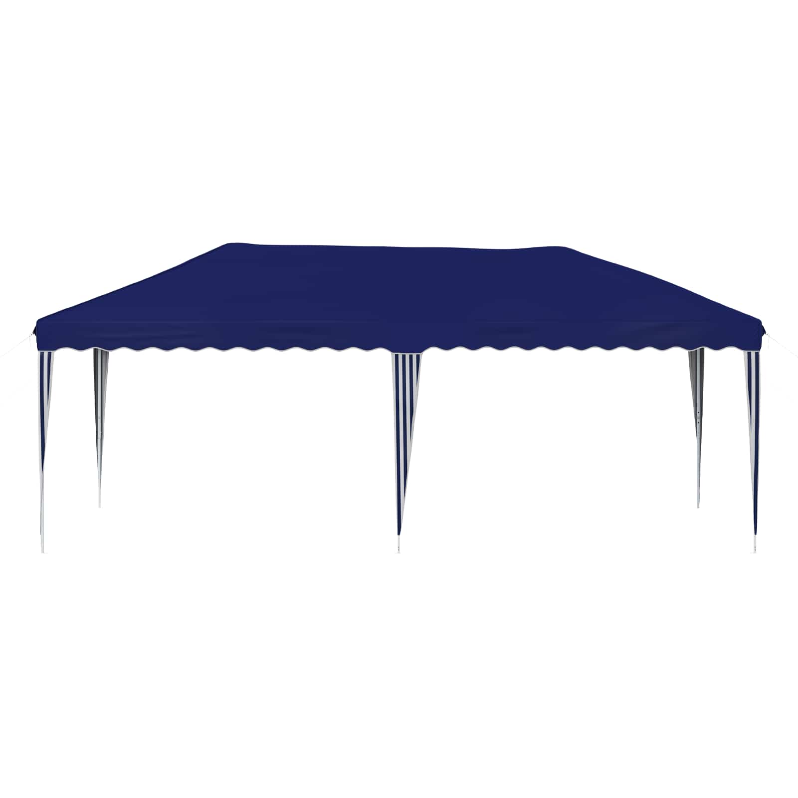 vidaXL Namiot imprezowy rozkładany 575 x 290 x 245 cm niebieski