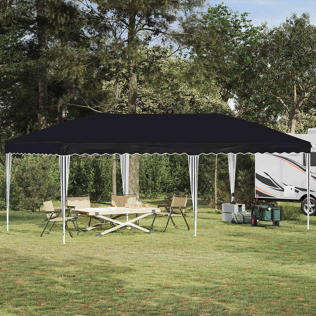 vidaXL Namiot imprezowy rozkładany 575 x 290 x 245 cm Antracyt