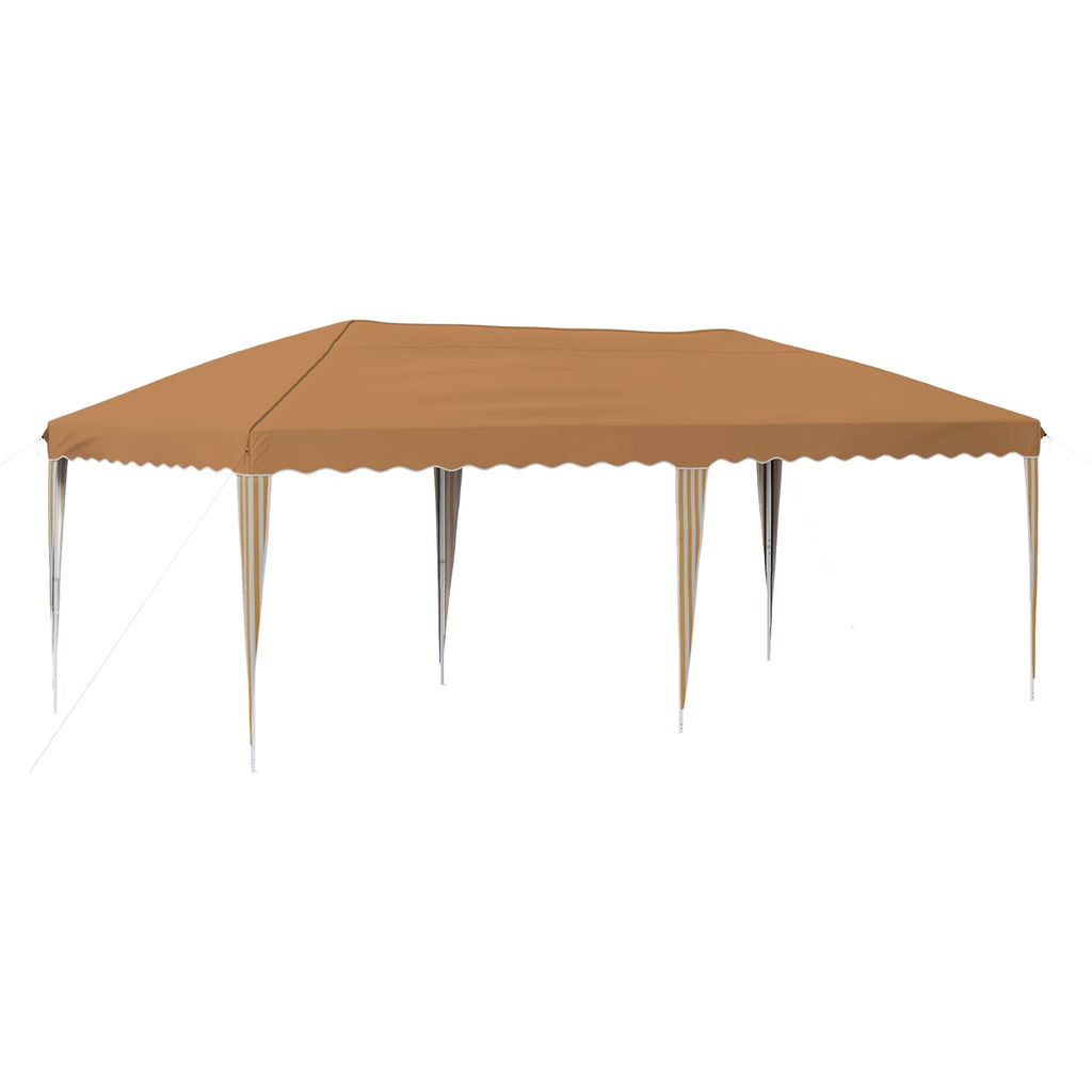 vidaXL Namiot imprezowy rozkładany 575 x 290 x 245 cm Beżowy
