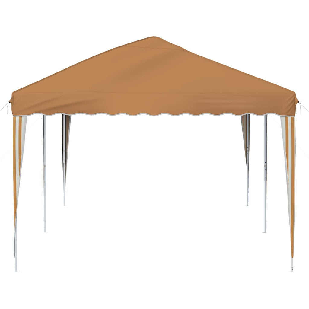 vidaXL Namiot imprezowy rozkładany 575 x 290 x 245 cm Beżowy