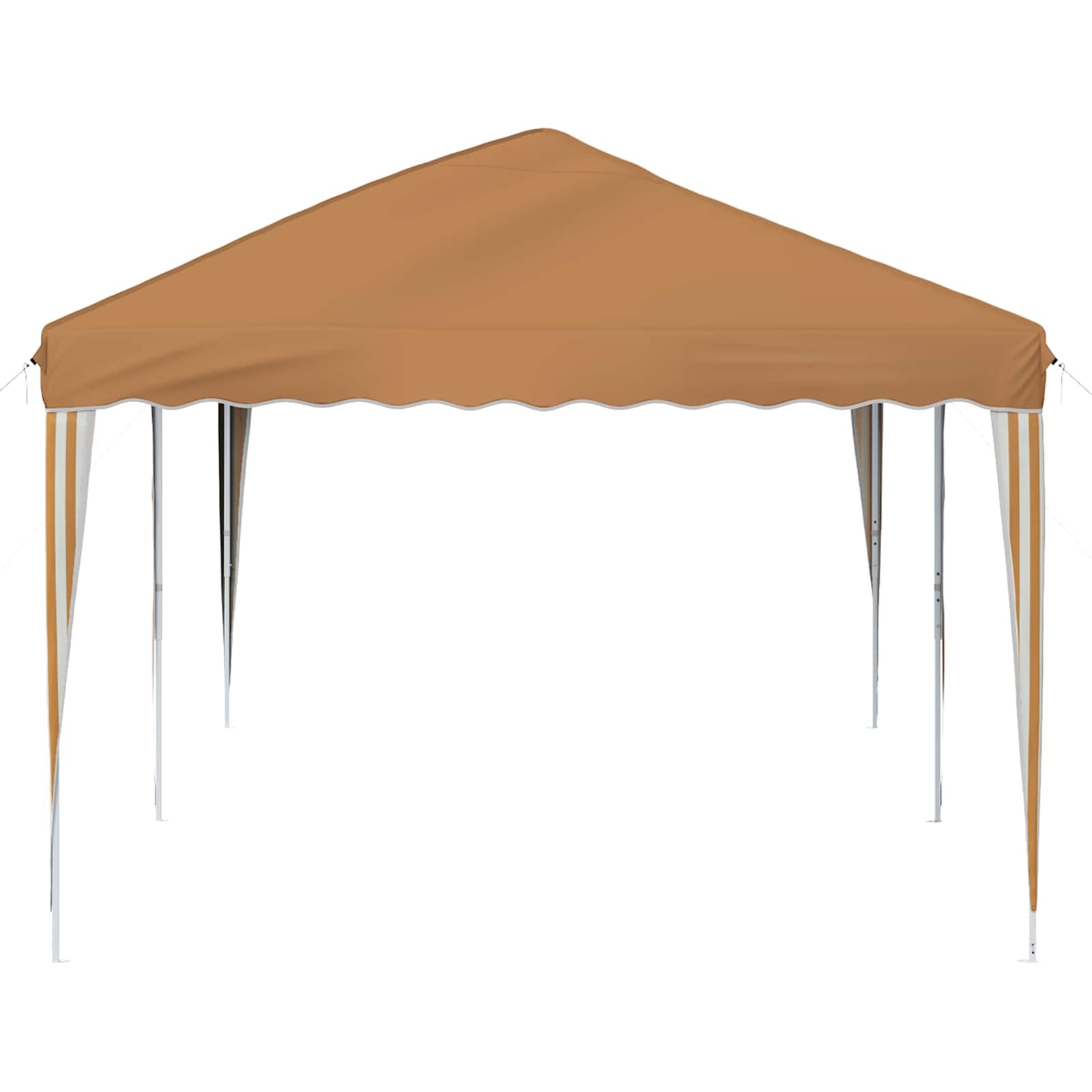 vidaXL Namiot imprezowy rozkładany 575 x 290 x 245 cm Beżowy