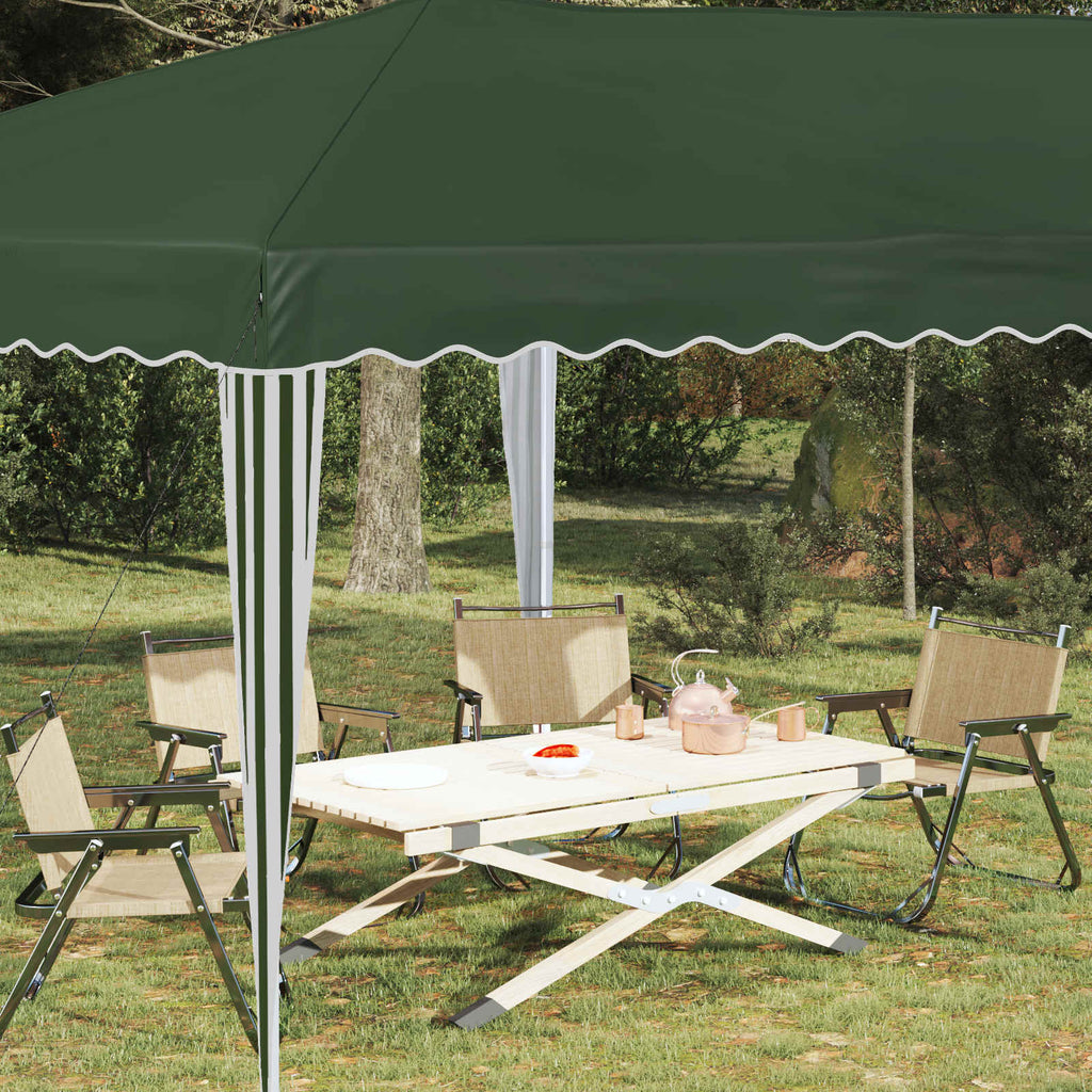 vidaXL Namiot imprezowy rozkładany 575 x 290 x 245 cm zielony