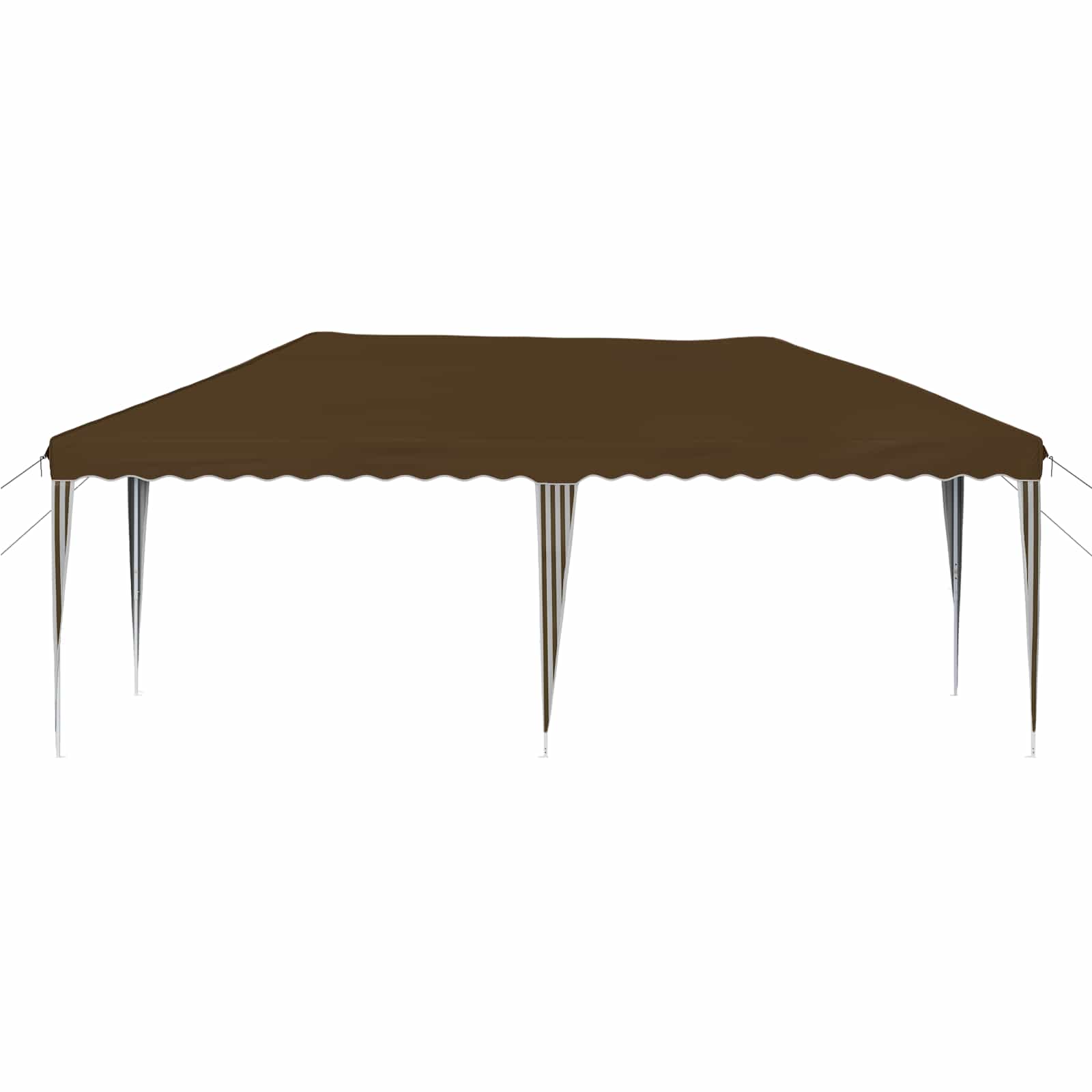 vidaXL Namiot imprezowy rozkładany 575 x 290 x 245 cm Ciemnoszary
