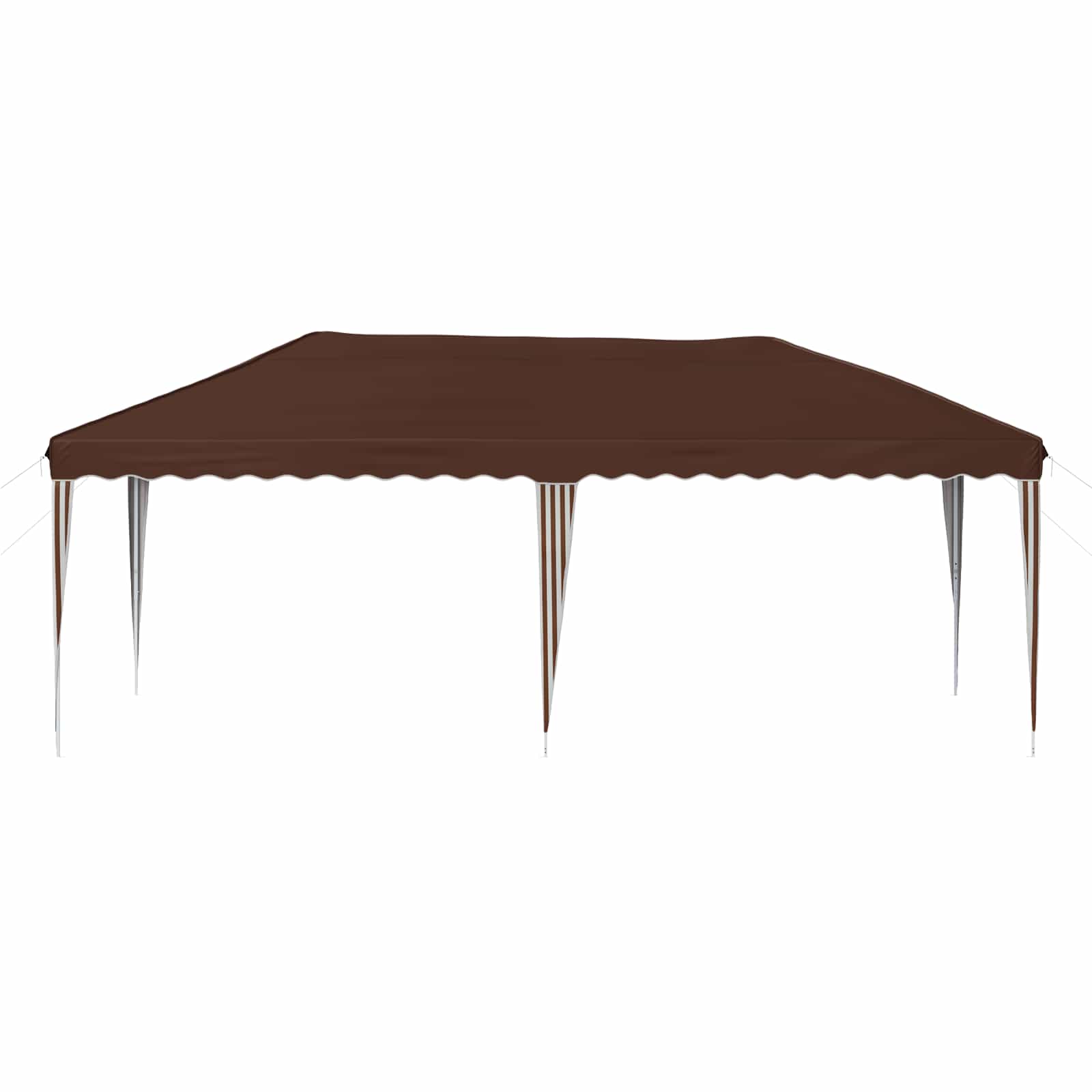vidaXL Namiot imprezowy rozkładany 575 x 290 x 245 cm brązowy
