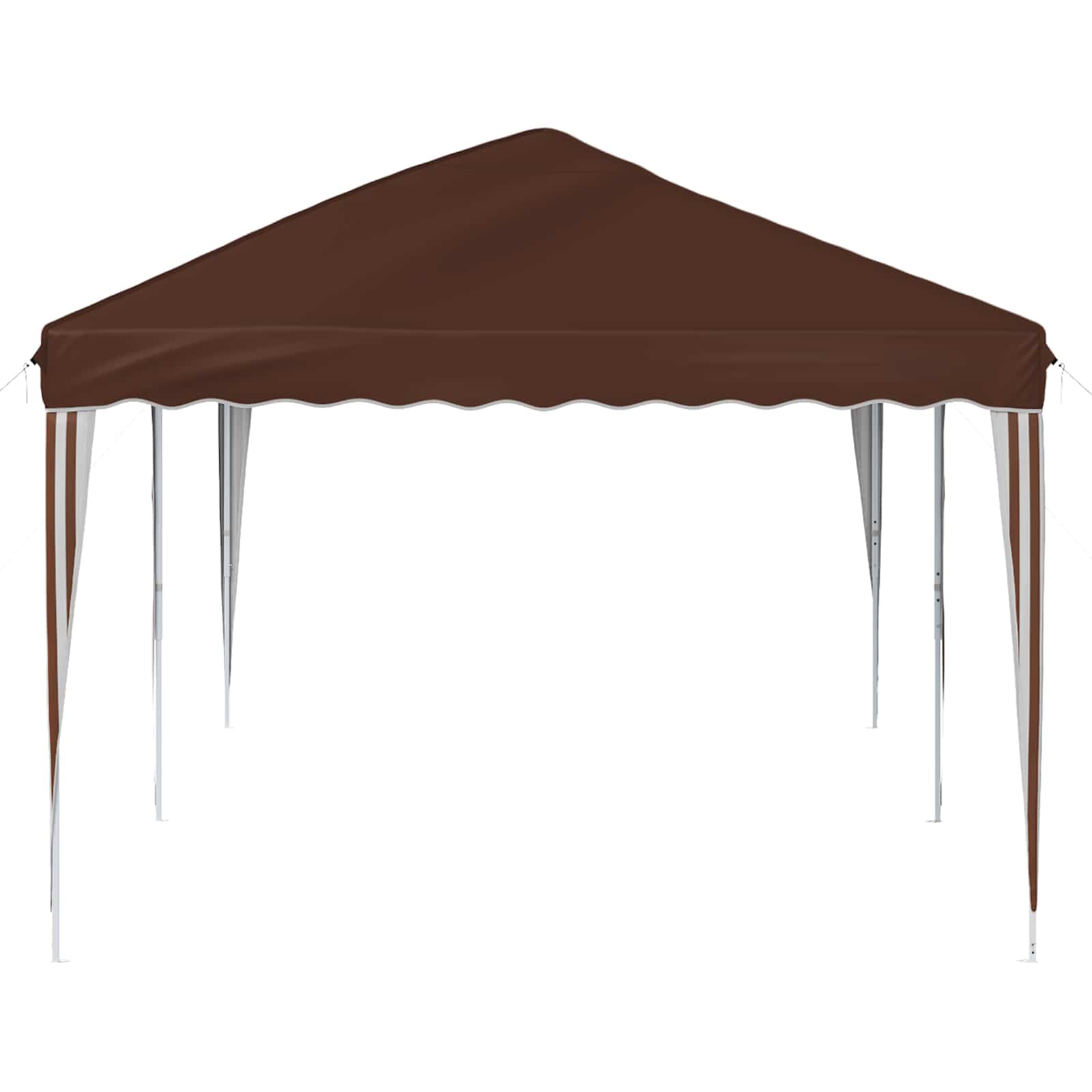 vidaXL Namiot imprezowy rozkładany 575 x 290 x 245 cm brązowy