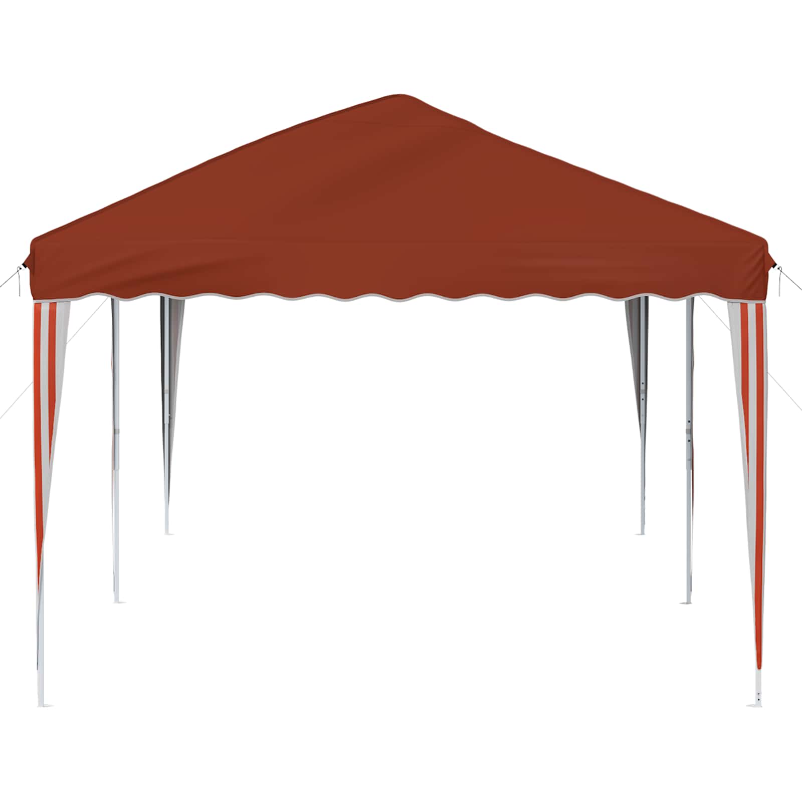 vidaXL Namiot imprezowy rozkładany 575 x 290 x 245 cm terakota