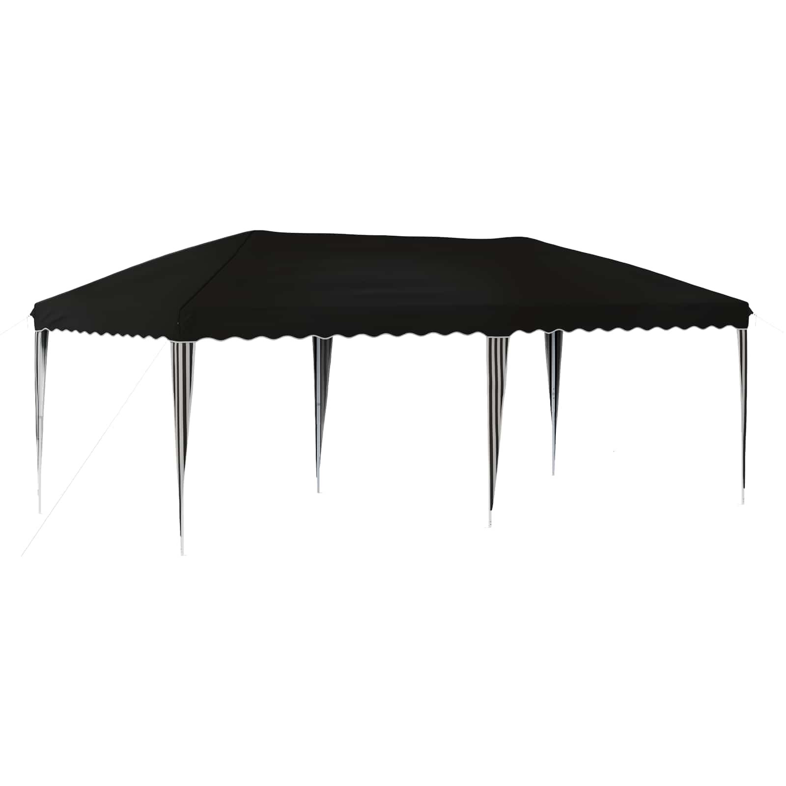 vidaXL Namiot imprezowy rozkładany 575 x 290 x 245 cm Czarny