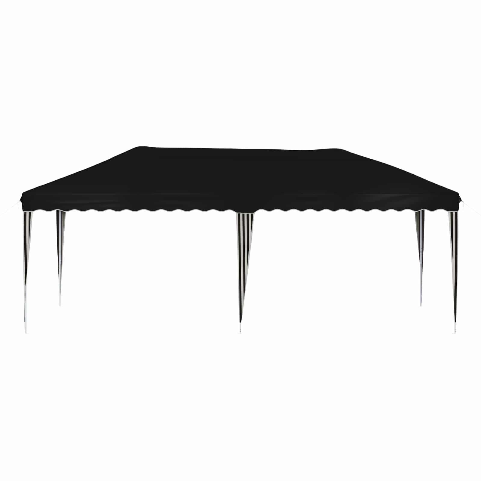vidaXL Namiot imprezowy rozkładany 575 x 290 x 245 cm Czarny