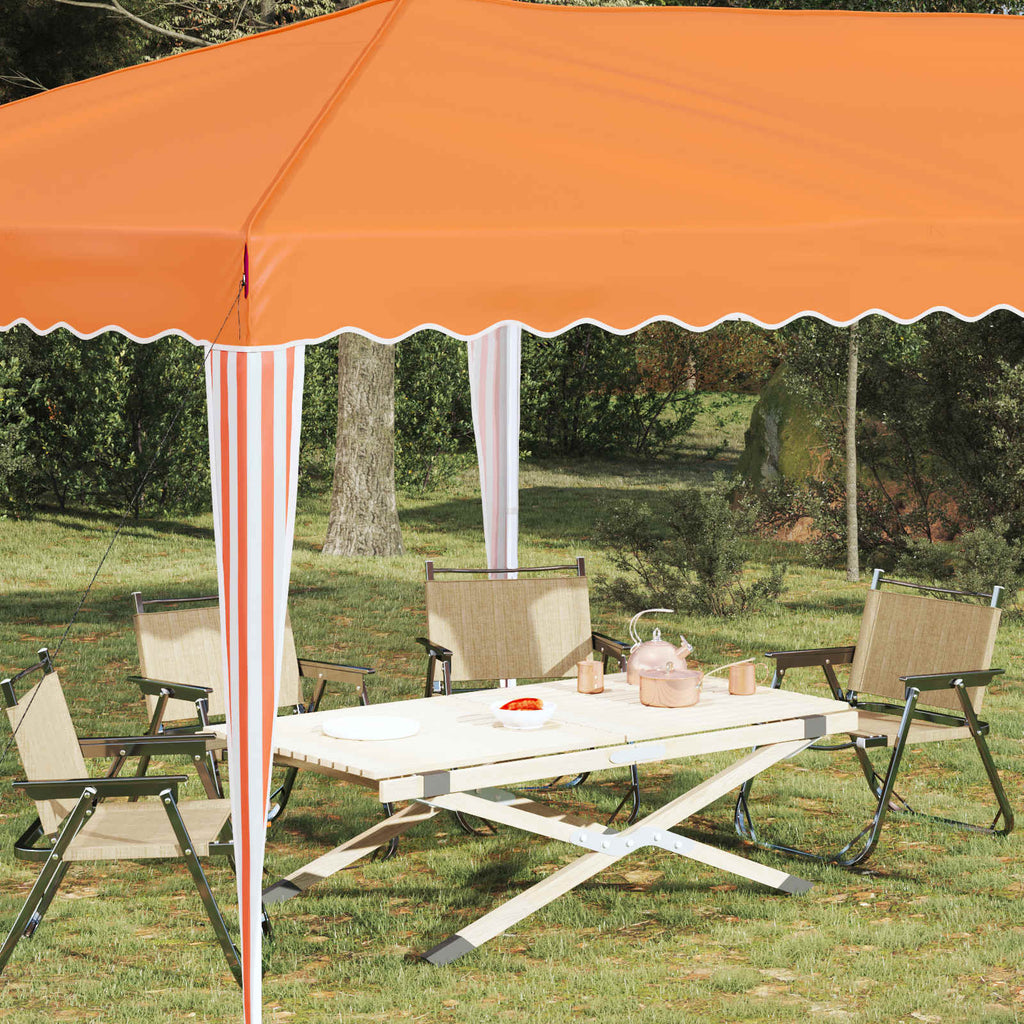 vidaXL Namiot imprezowy rozkładany 575 x 290 x 245 cm pomarańczowy