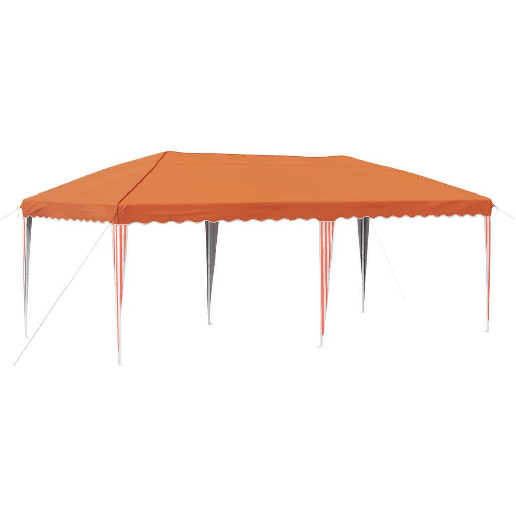 vidaXL Namiot imprezowy rozkładany 575 x 290 x 245 cm pomarańczowy