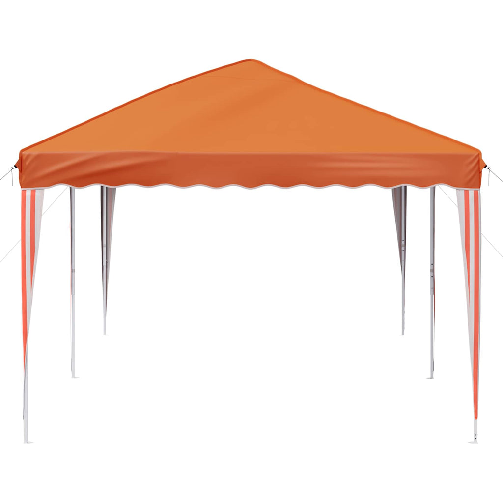 vidaXL Namiot imprezowy rozkładany 575 x 290 x 245 cm pomarańczowy