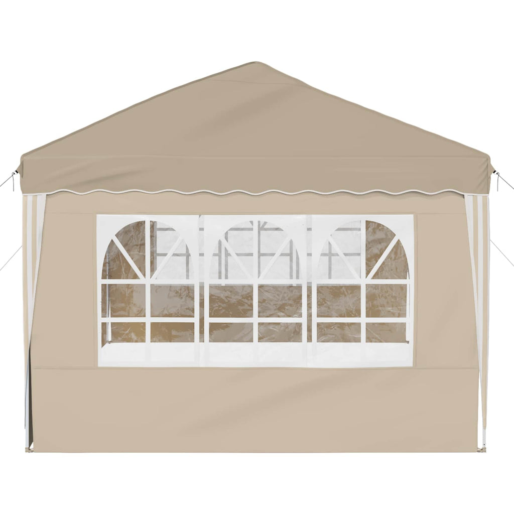 vidaXL Namiot imprezowy rozkładany 575 x 289 x 245 cm kremowy