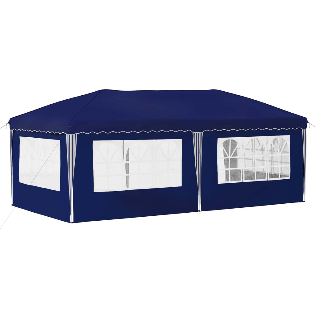 vidaXL Namiot imprezowy rozkładany 575 x 289 x 245 cm niebieski