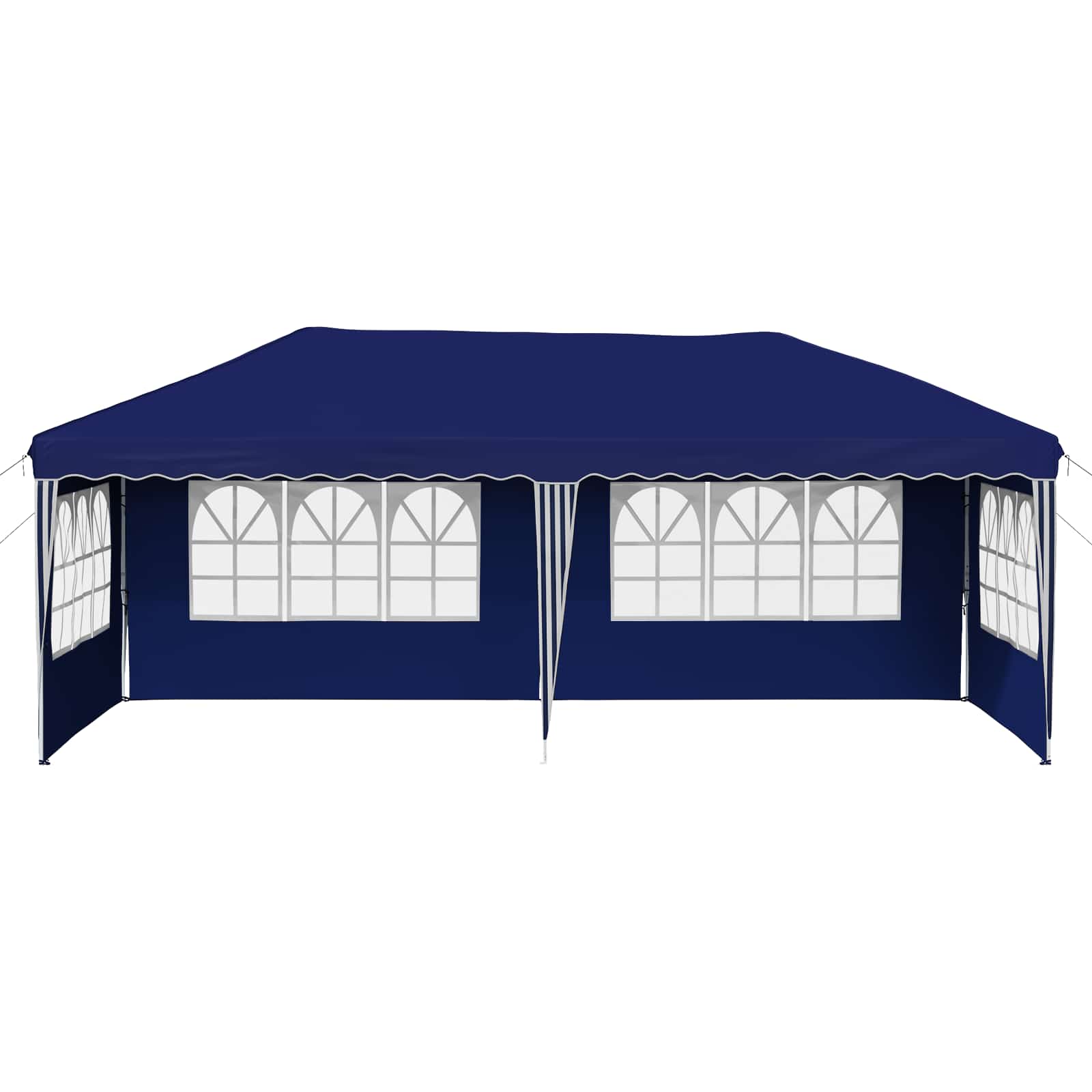 vidaXL Namiot imprezowy rozkładany 575 x 289 x 245 cm niebieski