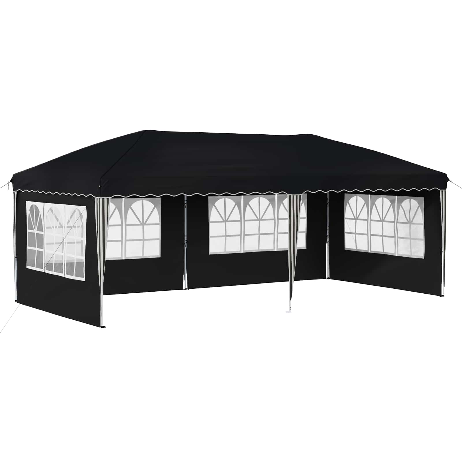 vidaXL Namiot imprezowy rozkładany 575 x 289 x 245 cm Antracyt