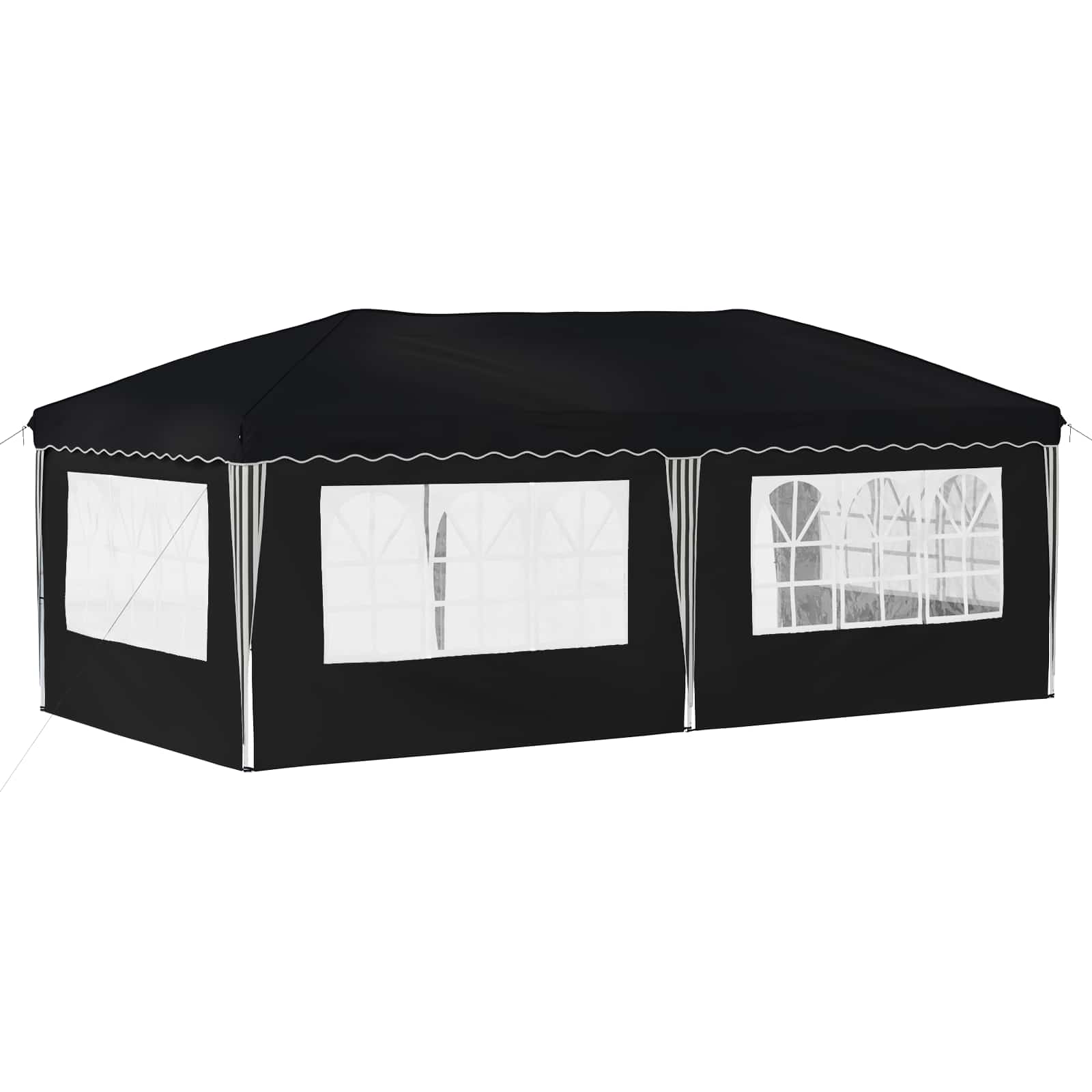 vidaXL Namiot imprezowy rozkładany 575 x 289 x 245 cm Antracyt