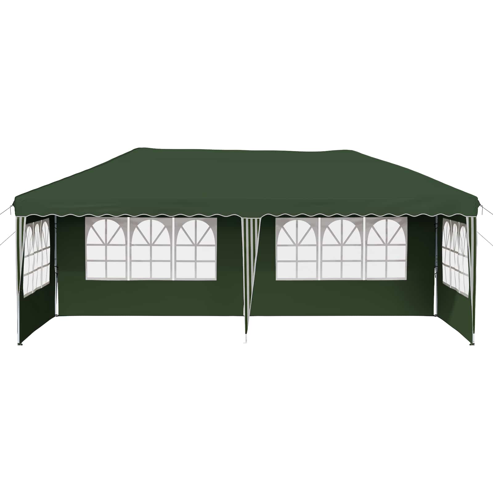 vidaXL Namiot imprezowy rozkładany 575 x 289 x 245 cm zielony