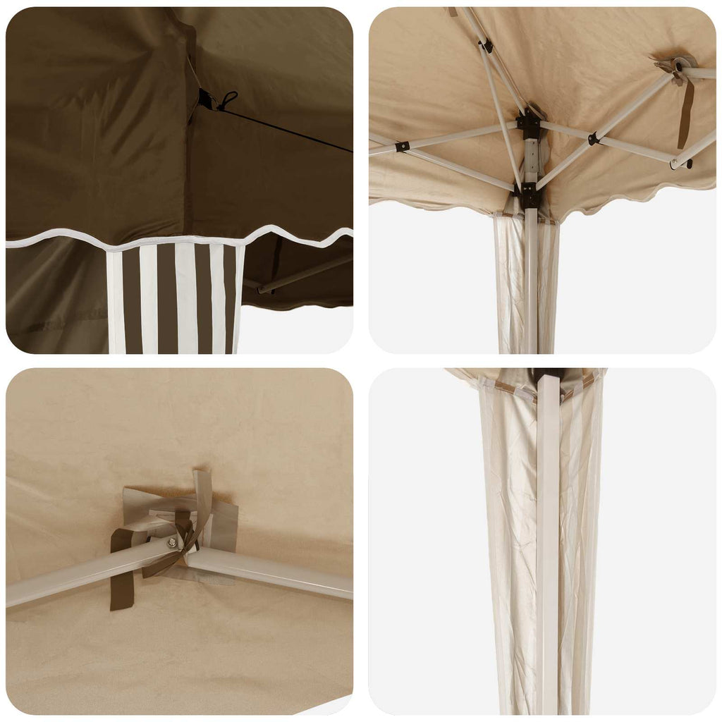 vidaXL Namiot imprezowy rozkładany 575 x 289 x 245 cm Ciemnoszary